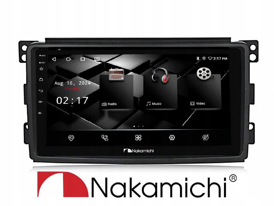 Nakamichi NAM5260 Benz Smart Fortwo 2/32 Android, CarPlay, Bluetooth