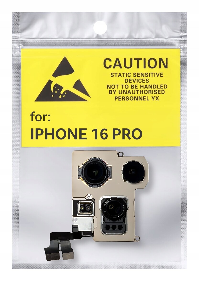 Zadní fotoaparát pro Apple iPhone 16 Pro Zadní kamera Originál Zila A3293 A3083