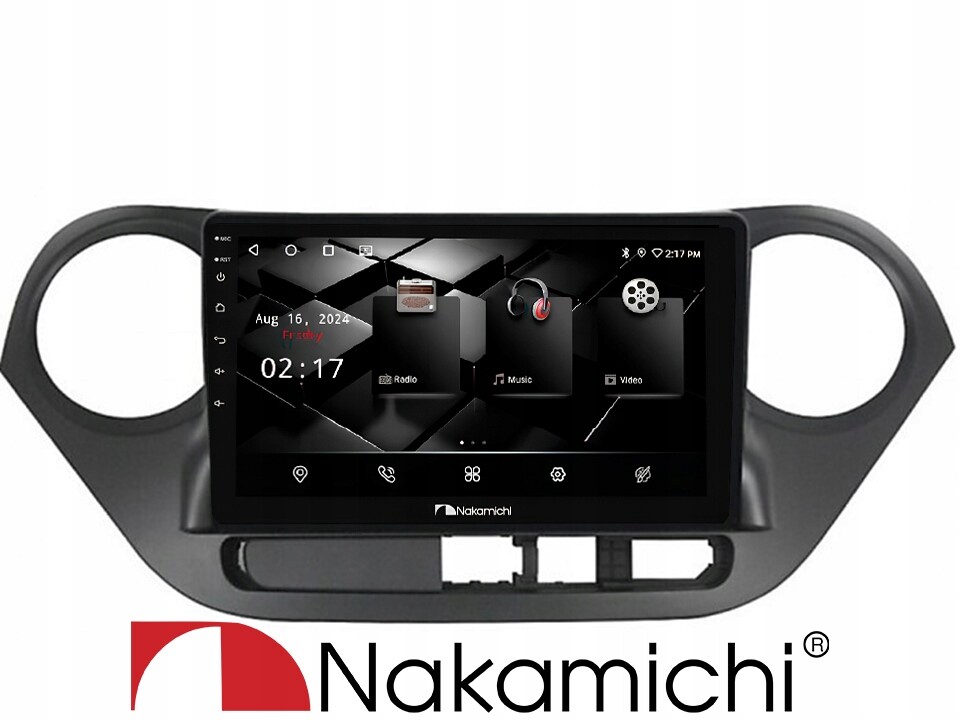 Nakamichi NAM5260 Hyundai i10 2014-2017 2/32 Android, CarPlay, Bluetooth