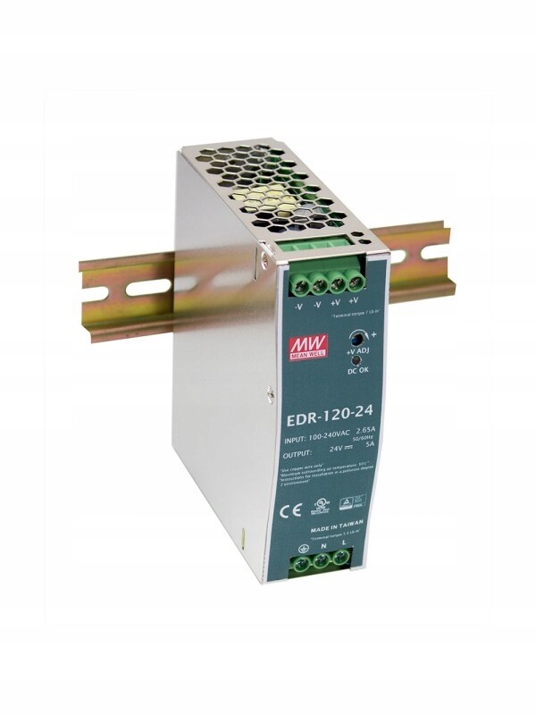 Impulsní napájecí zdroj EDR-120-24 120W na Din lištu