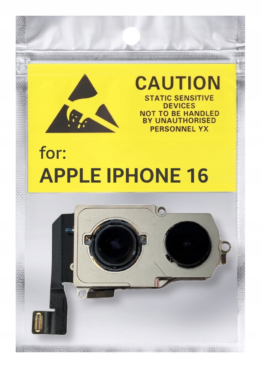 Zadní fotoaparát pro Apple iPhone 16 Kamera Zadní Originál Zila A3287 A3081 A3286
