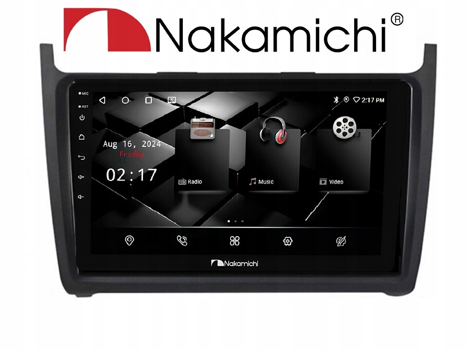 Nakamichi NAM5260 Volkswagen Polo 08-15 2/32 Android, CarPlay, Bluetooth