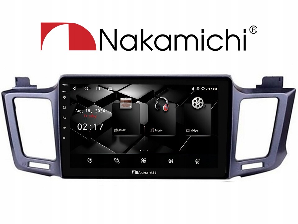 Nakamichi NAM5260 Toyota RAV4 2013-2018 2/32 Android CarPlay Bluetooth