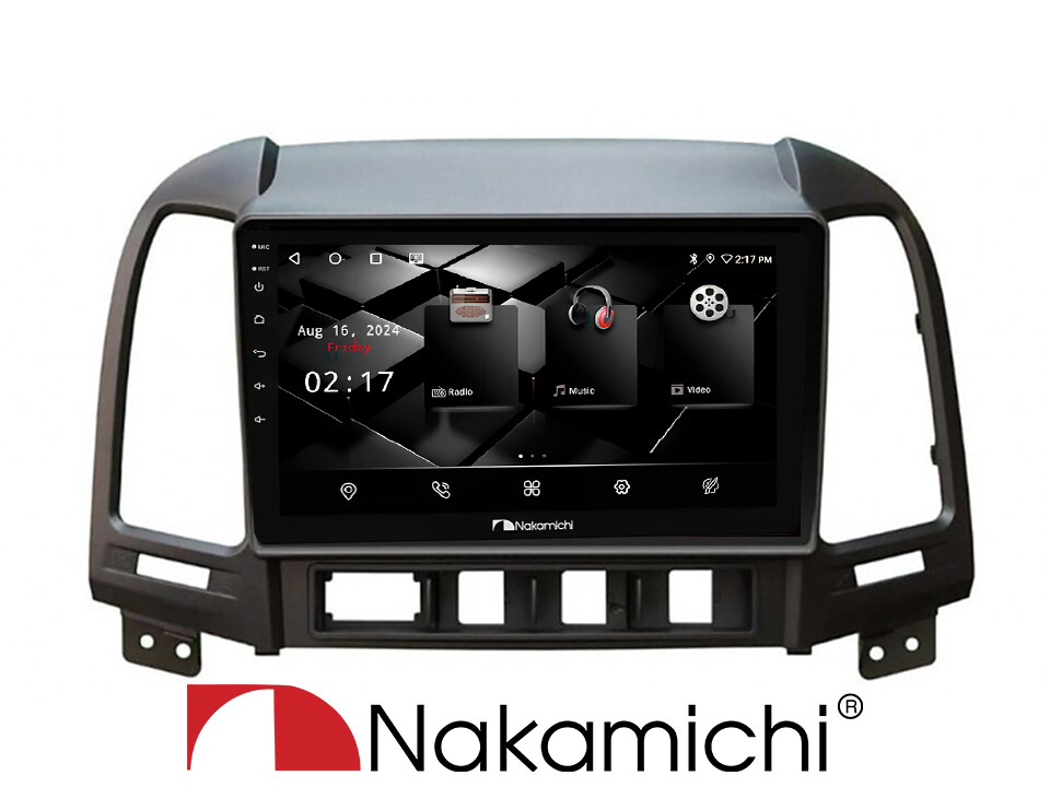 Nakamichi NAM5260 Hyundai Santa Fe 06-12 2/32 Android, CarPlay, Bluetooth