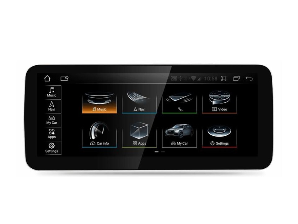 Premium Android rádio Audi Q5 12.3'' 2017+ 4/32 CarPlay Android Auto 8-core