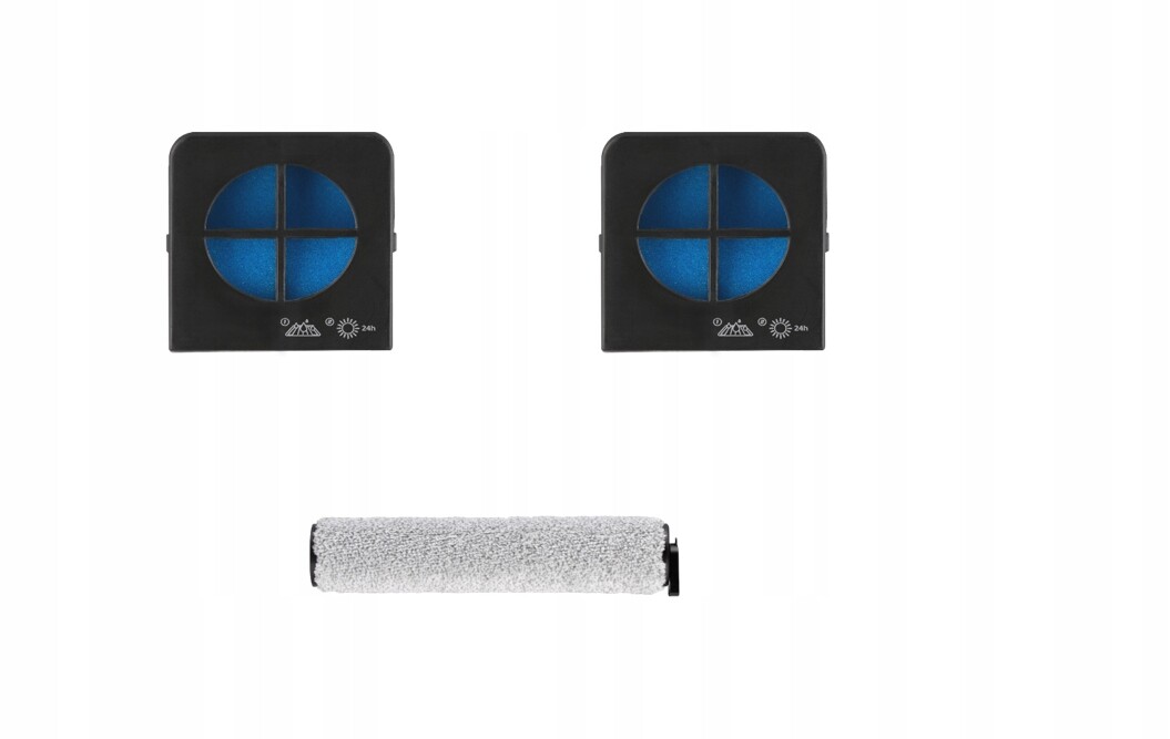 Midea X6 Spare parts kit: 2x Hepa filtr, 1x Roller Brush