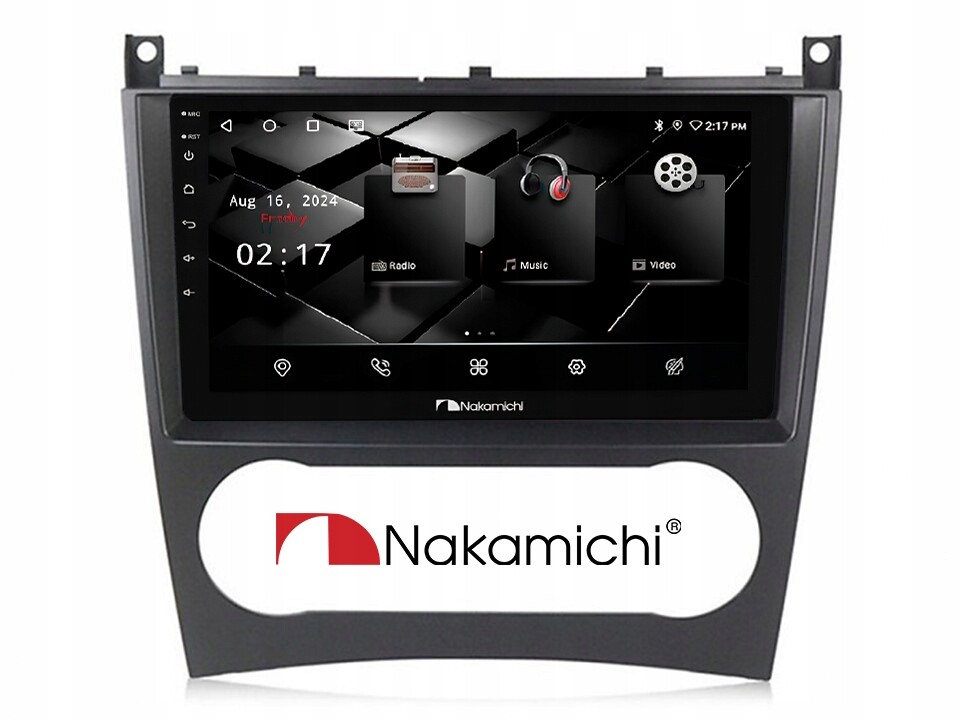Nakamichi NAM5260 Benz třídy Glk 9 palců 2/32 Android, CarPlay, Bluetooth