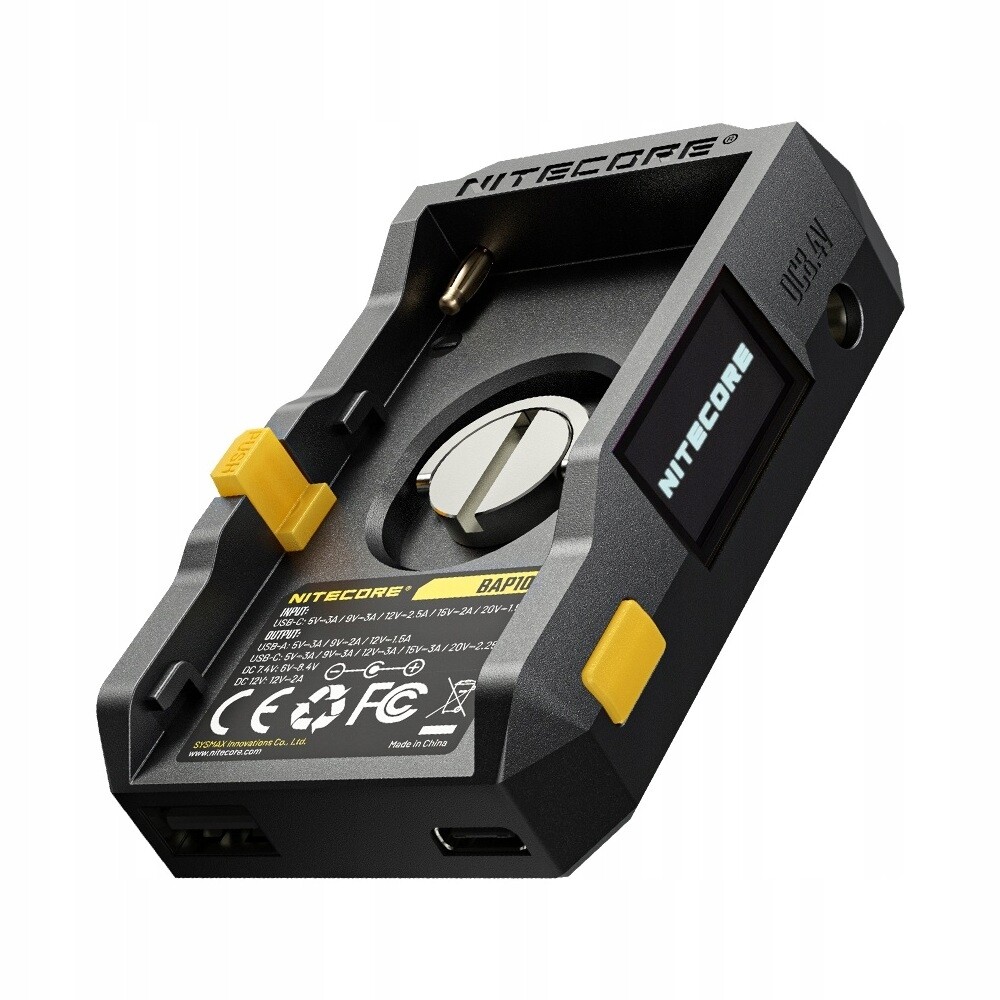 Adaptér Nitecore BAP10 pro baterie Np-f -> Usb-a Usb-c DC 7.4V DC 12V