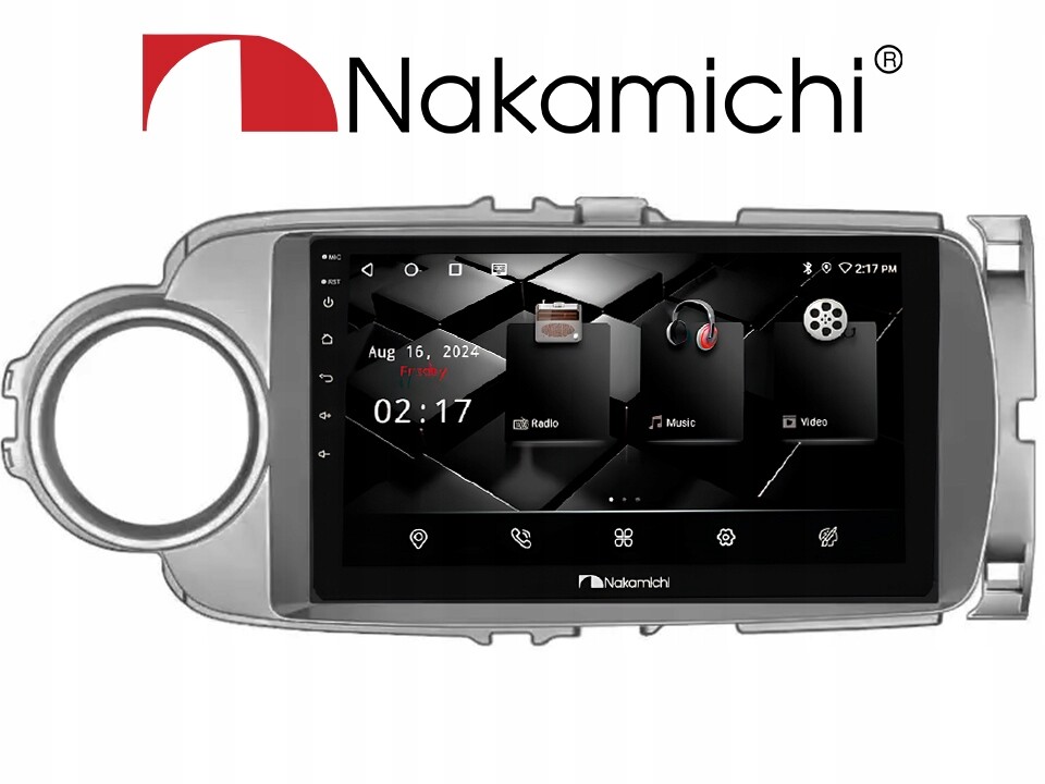 Nakamichi NAM5260 Yaris Vitz 2011-2013 2/32 Android CarPlay Bluetooth