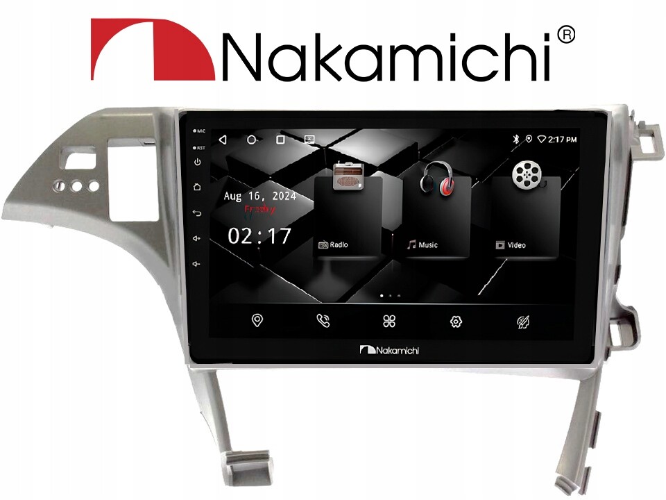 Nakamichi NAM5260 Toyota Prius 2010-2012 2/32 Android CarPlay Bluetooth