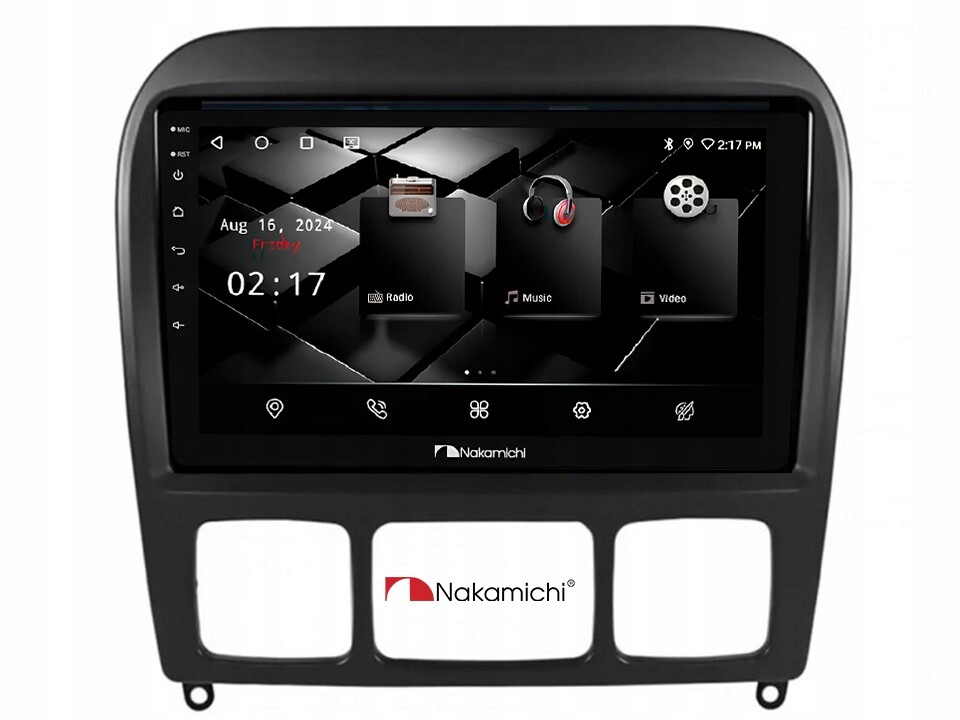 Nakamichi NAM5260 Benz třídy S (9 palců) 2/32 Android, CarPlay, Bluetooth
