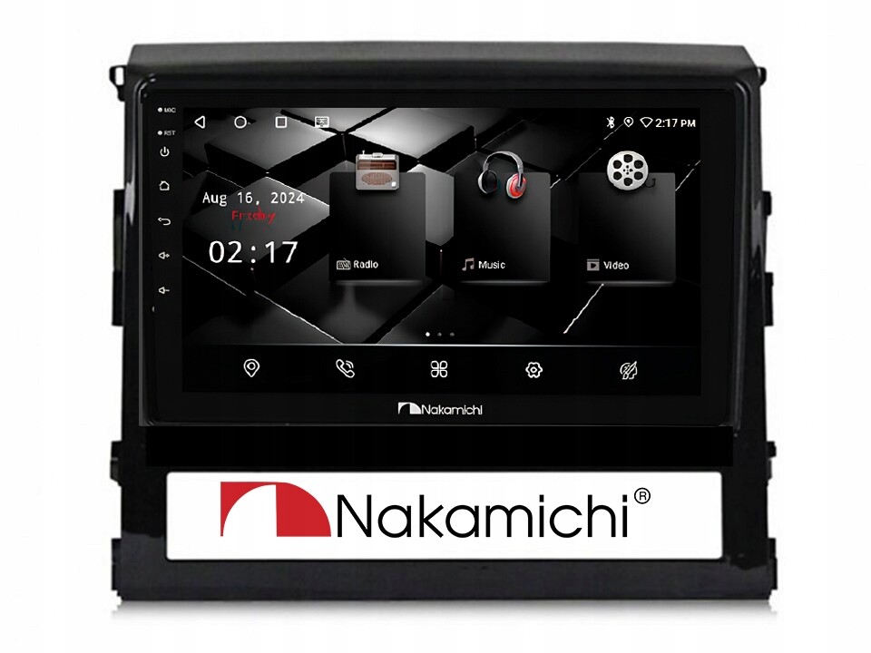 Nakamichi NAM5260 Land Cruiser 200 2016-19 32. února Android CarPlay Bluetooth