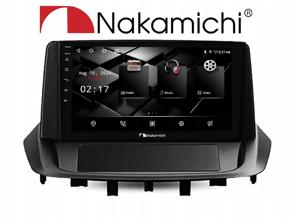Nakamichi NAM5260 Renault Fluence 09-17 2/32 Android, CarPlay, Bluetooth