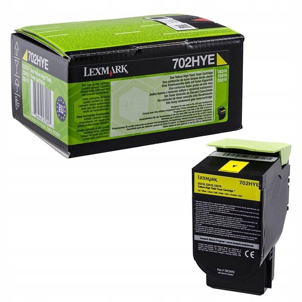 70C2HYE Lexmark 70C2HYE Toner Lexmark 702HYE yel Lexmark 70C2HYE