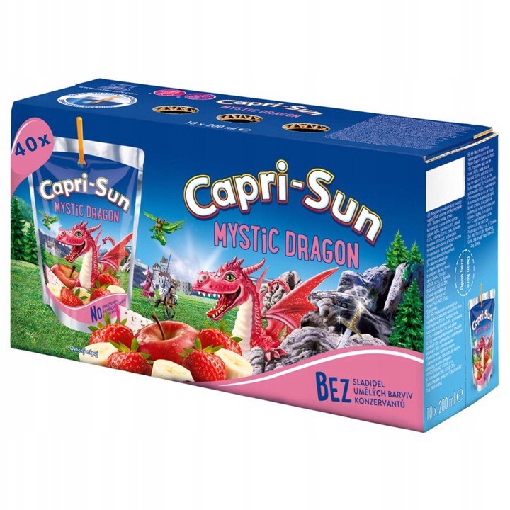 Capri-Sun Ovocný nápoj Mystic Dragon 200 ml x 40 kusů
