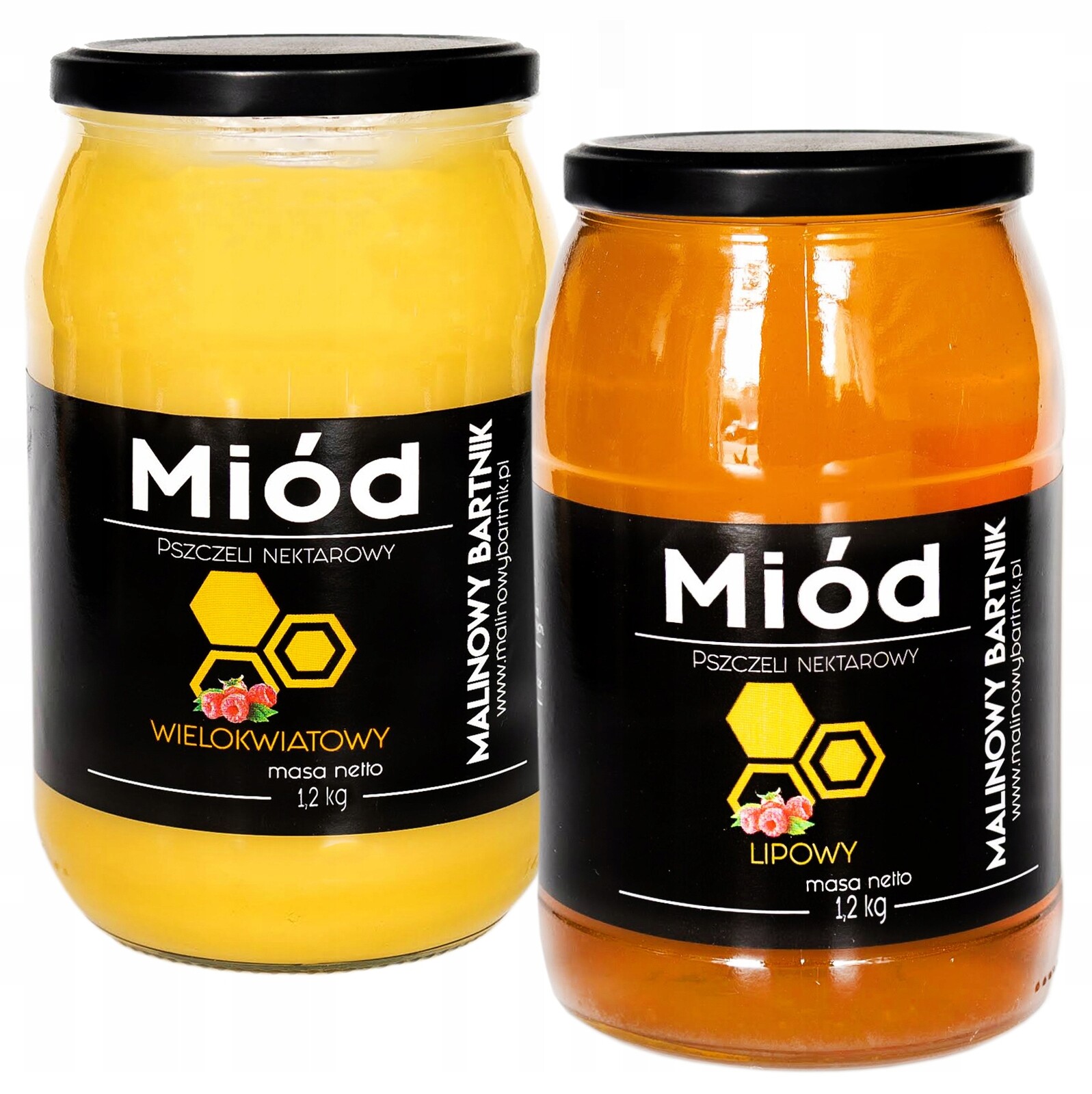 Včelí Med Vícekvětý 1,2 Kg Lipový 1.2 Kg Přírodní Polské medy