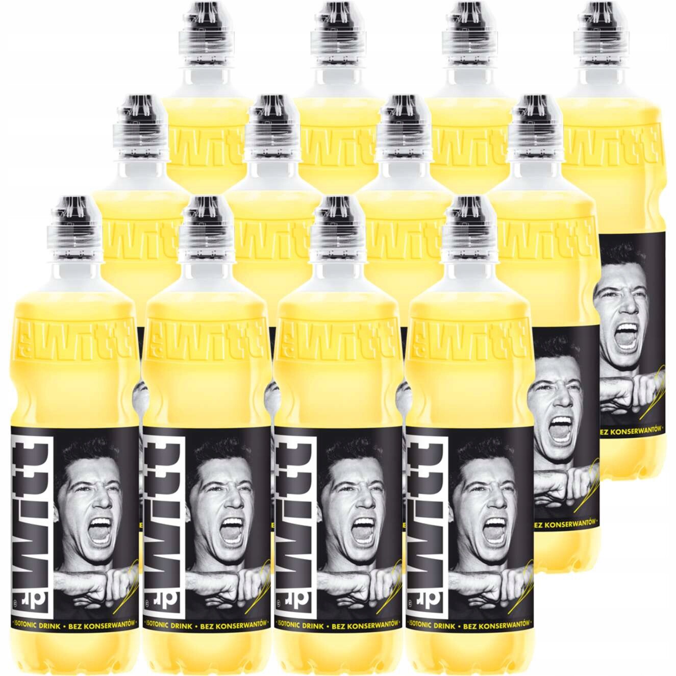DrWitt Isotonický ovocný nápoj citron 750 ml x 12 kusů