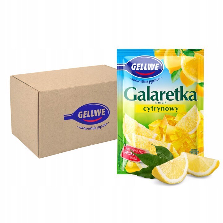 Gellwe Želé citronová příchuť 72 g x 20 kusů