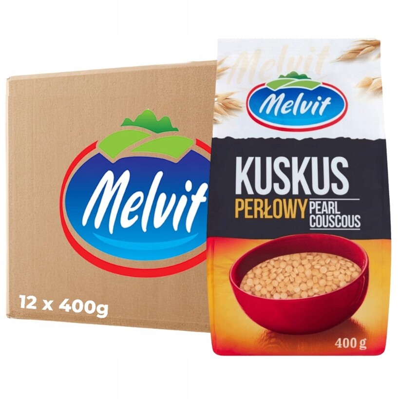 Melvit Kuskus perleťový 400 g x 12 kusů