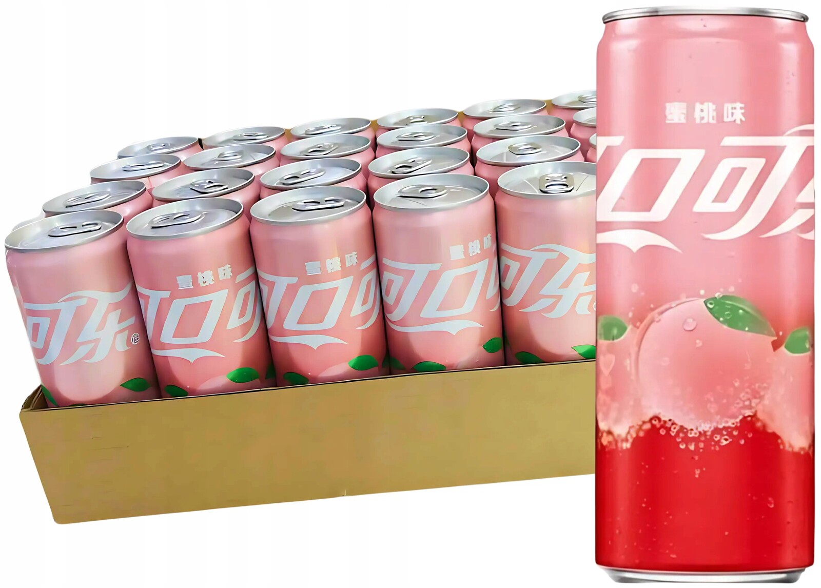 Coca-Cola Peach Chn 24×330ml