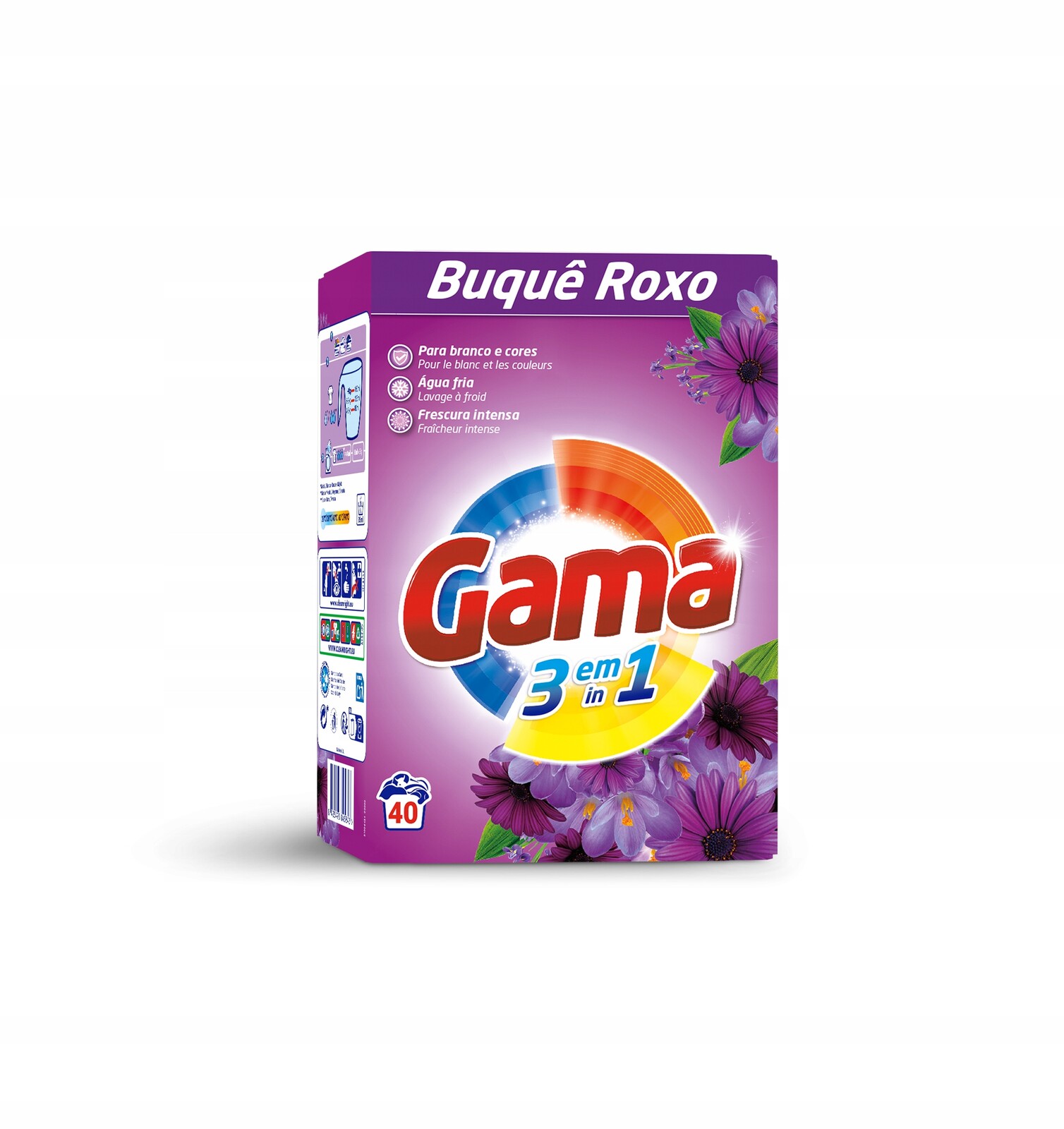 Prášek na praní Gama Buque Roxo Universal 40 praní 2,2 kg