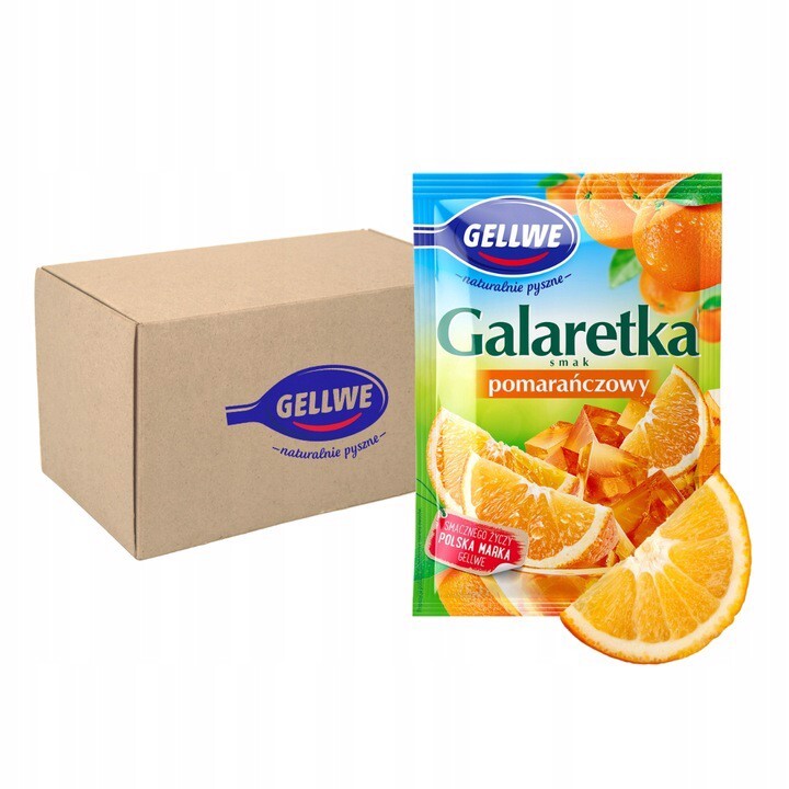 Gellwe Želé pomerančová příchuť 72 g x 20 kusů