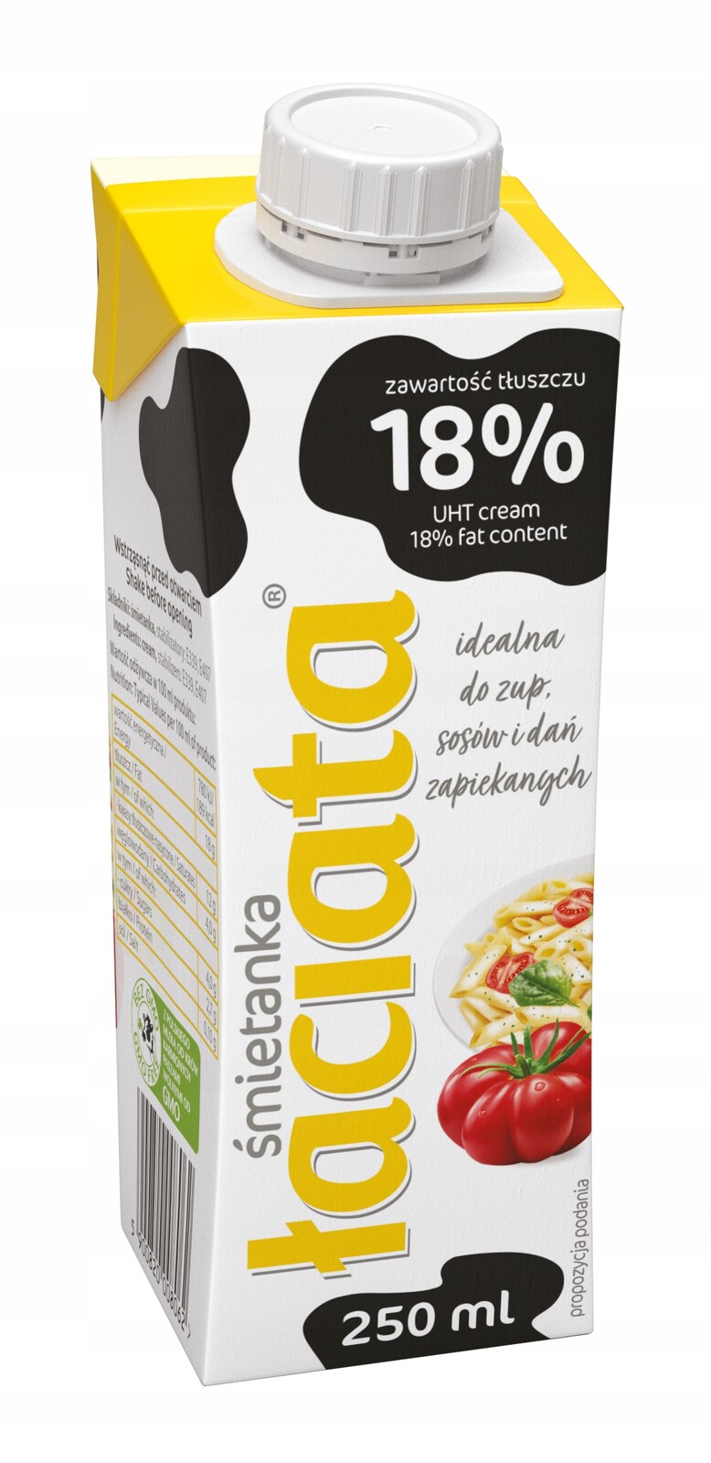 Łaciata Smetana 18 % 18 x 250 ml