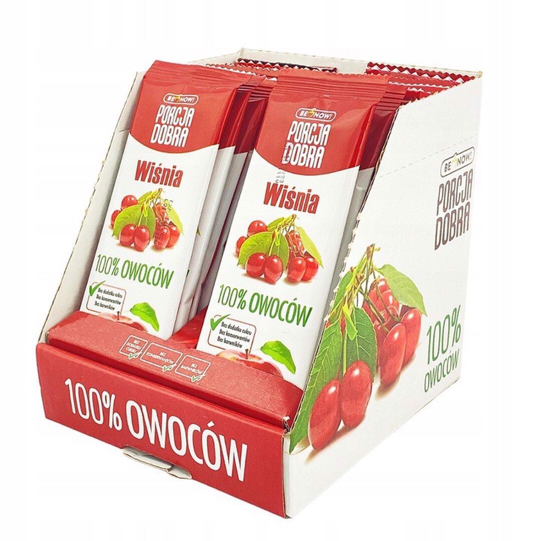 Porcja Dobra Svačinka jablko-višeň 16 g x 24 kusů