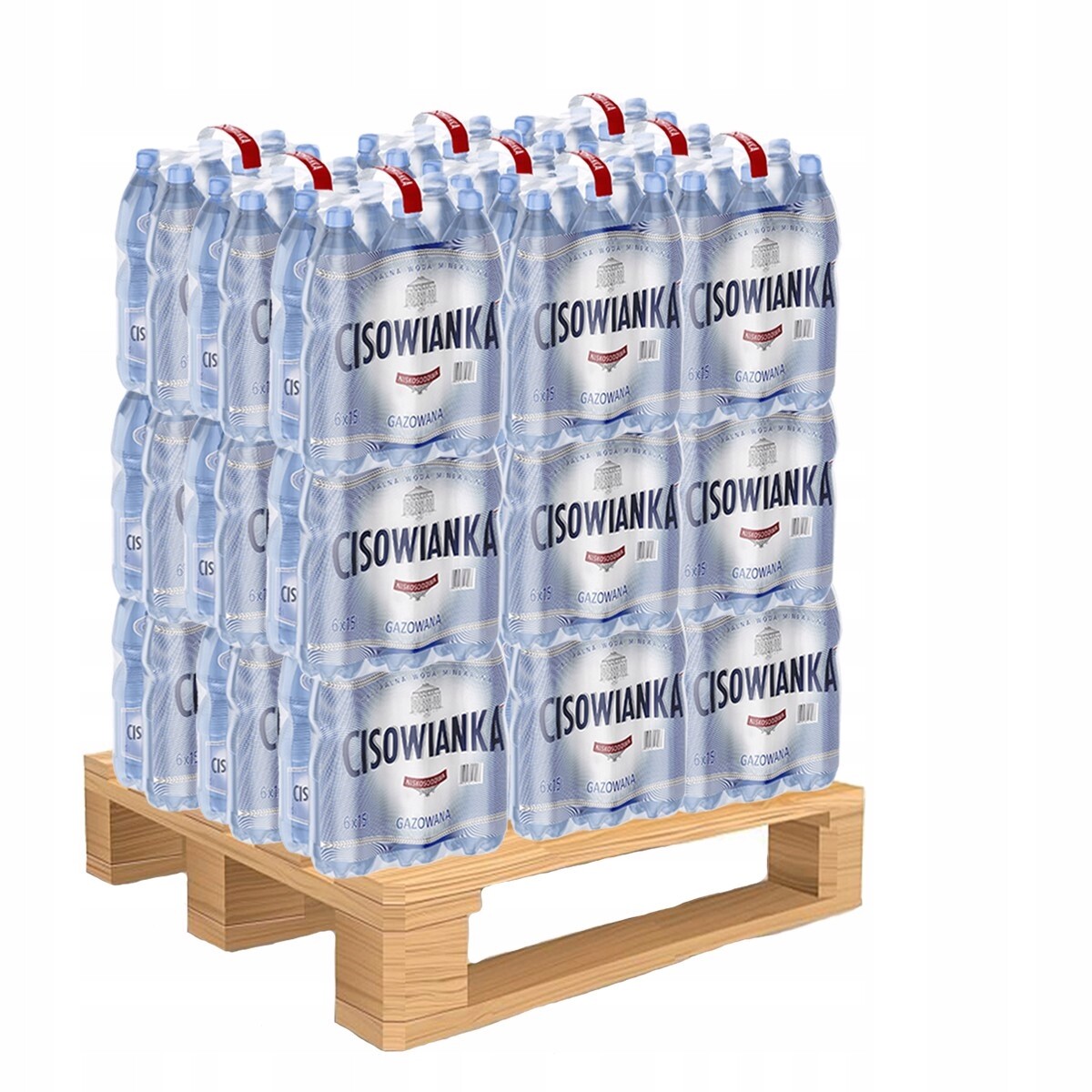 Cisowianka Přírodní nízkosodná perlivá minerální voda 1,5 l x 252 kusů