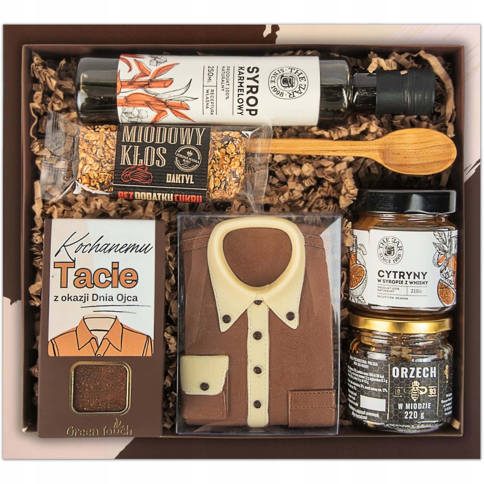 Dárkový koš Komplet Den otců, sladkosti