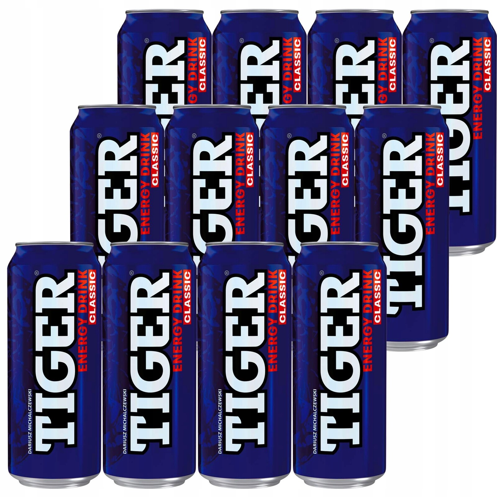 Tiger Classic sycený nápoj s přídavkem kofeinu a vitamínů 500 ml x 12 ks