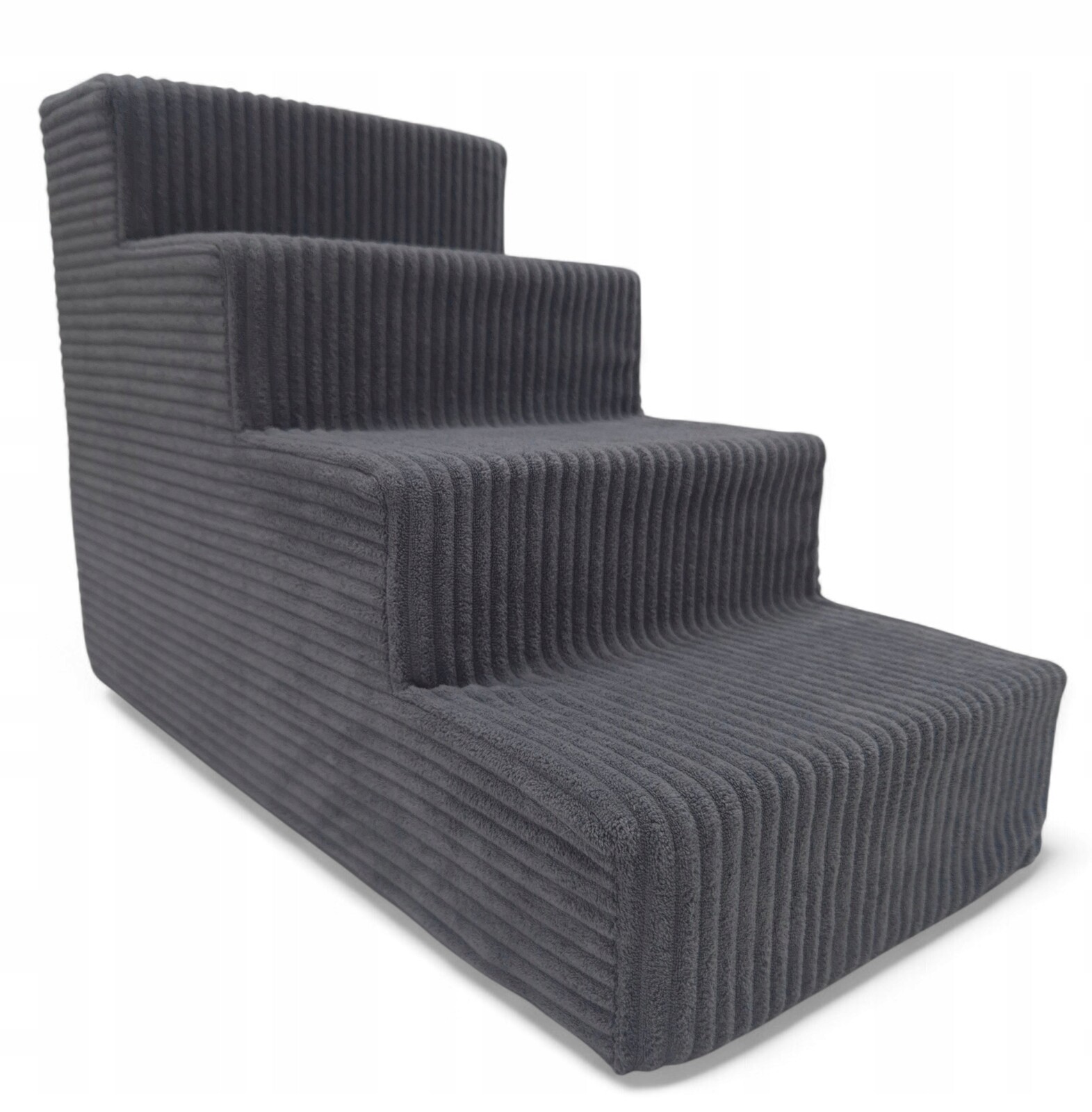 Schody Schůdky Stabilní Pro Psa Rampa Plošina 4 Stupně 40 cm Grafit