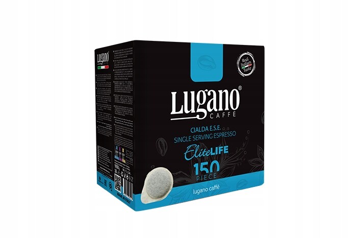 Lugano Caffe Káva v sáčcích Elite Life, systém Ese /150 kusů/