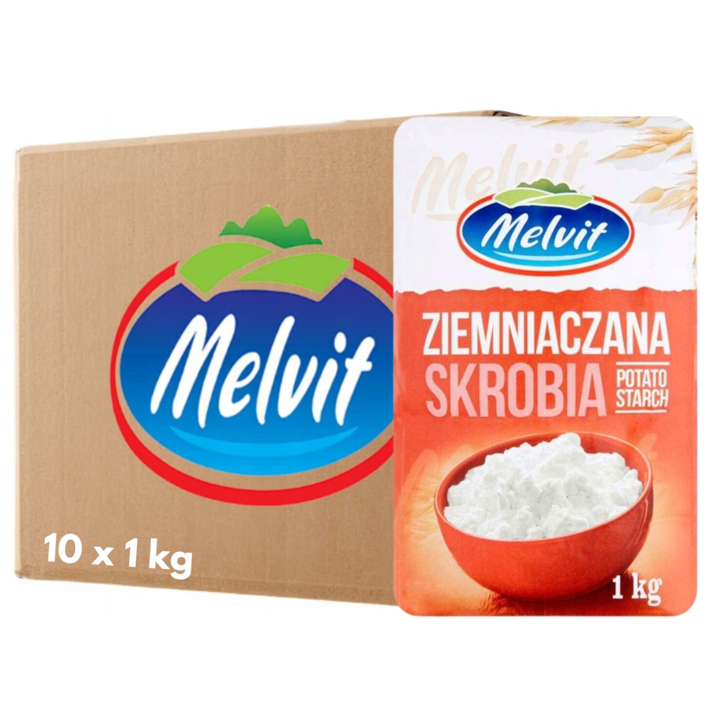 Melvit Bramborový škrob 1 kg x 10 kusů