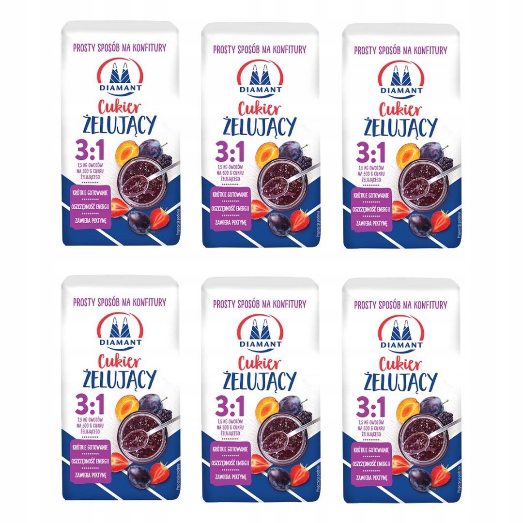 Diamant Cukr 3:1 500 g x 6 kusů