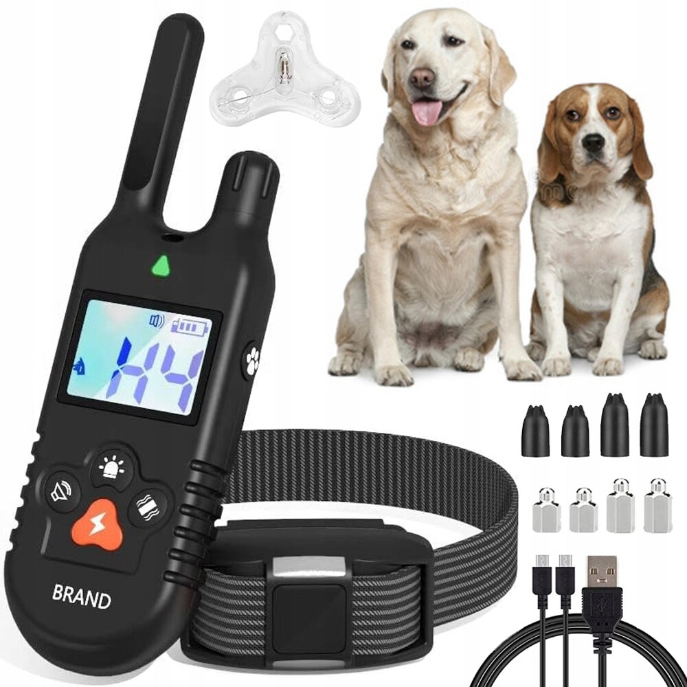 Elektrický Obojek Pro Psa Tréninkový Obojek Pro Trénink Led 915 m