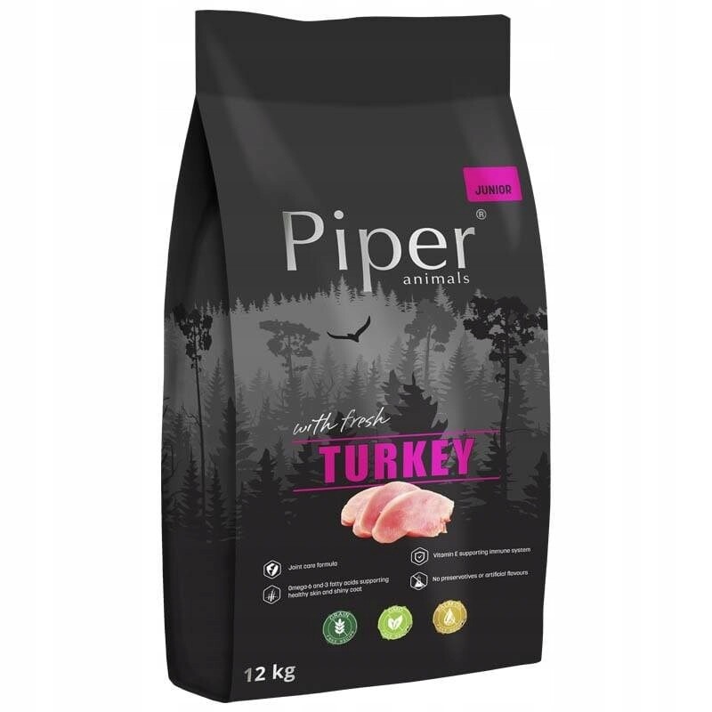 Dolina Noteci Piper Junior s krůtím masem – suché krmivo pro psa – 12 kg