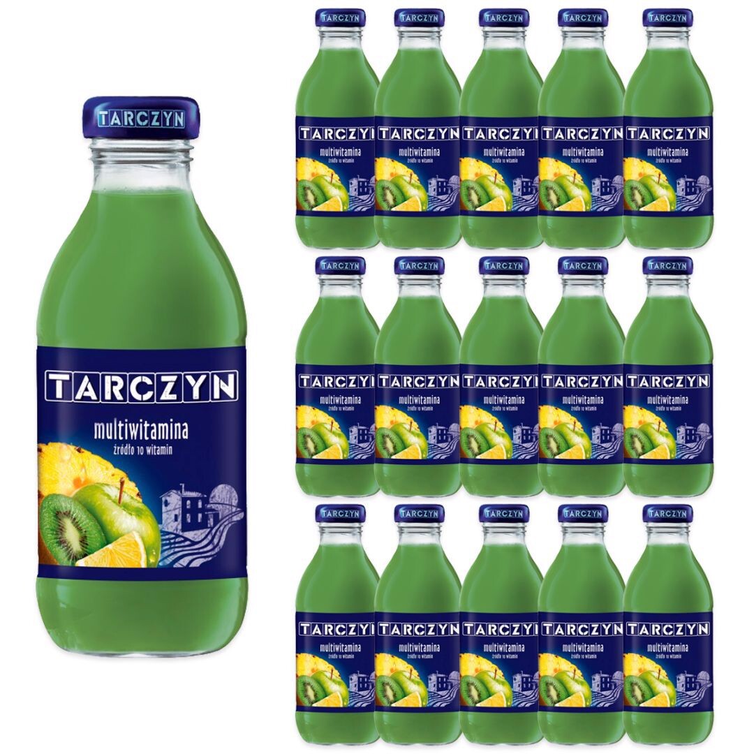 Tarczyn Multivitamínový nápoj 10 vitamínů 300 ml x 15 kusů