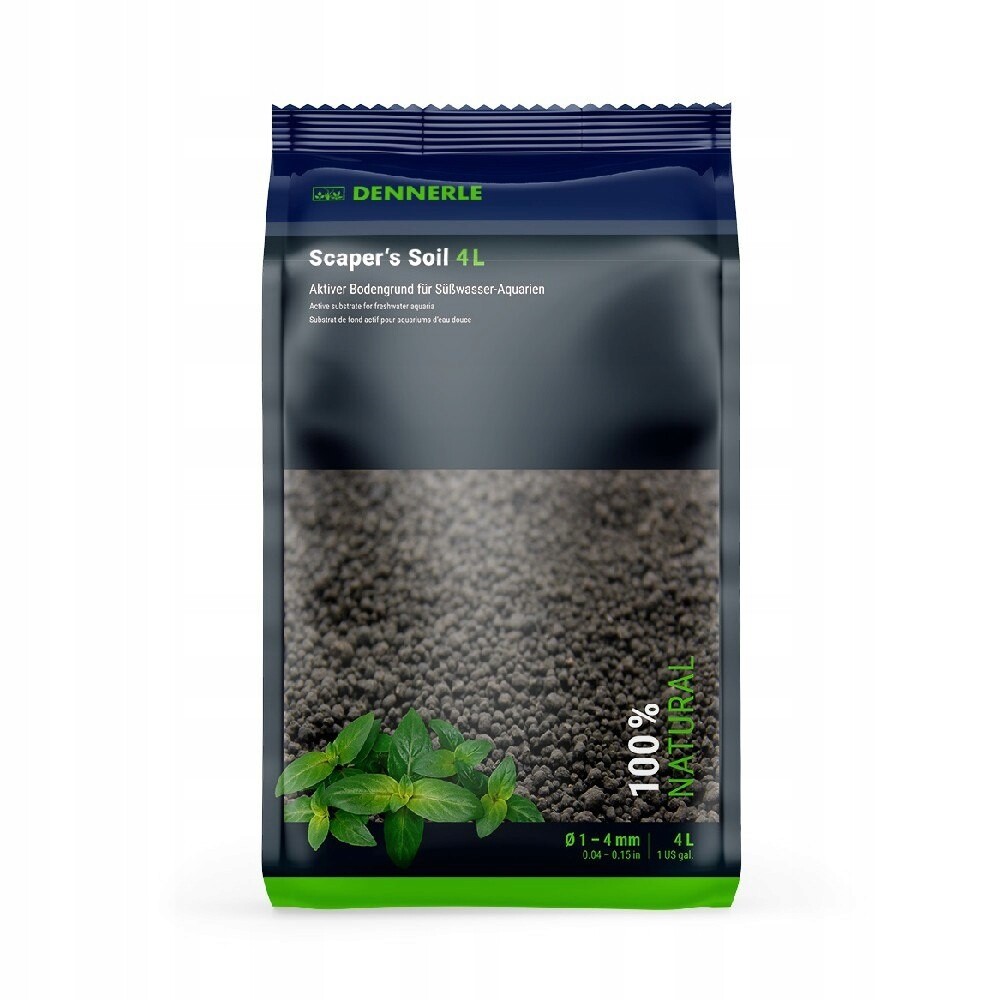 Dennerle Aktivní substrát pro sladkovodní akvária Scaper's Soil 1-4 mm, 4 l