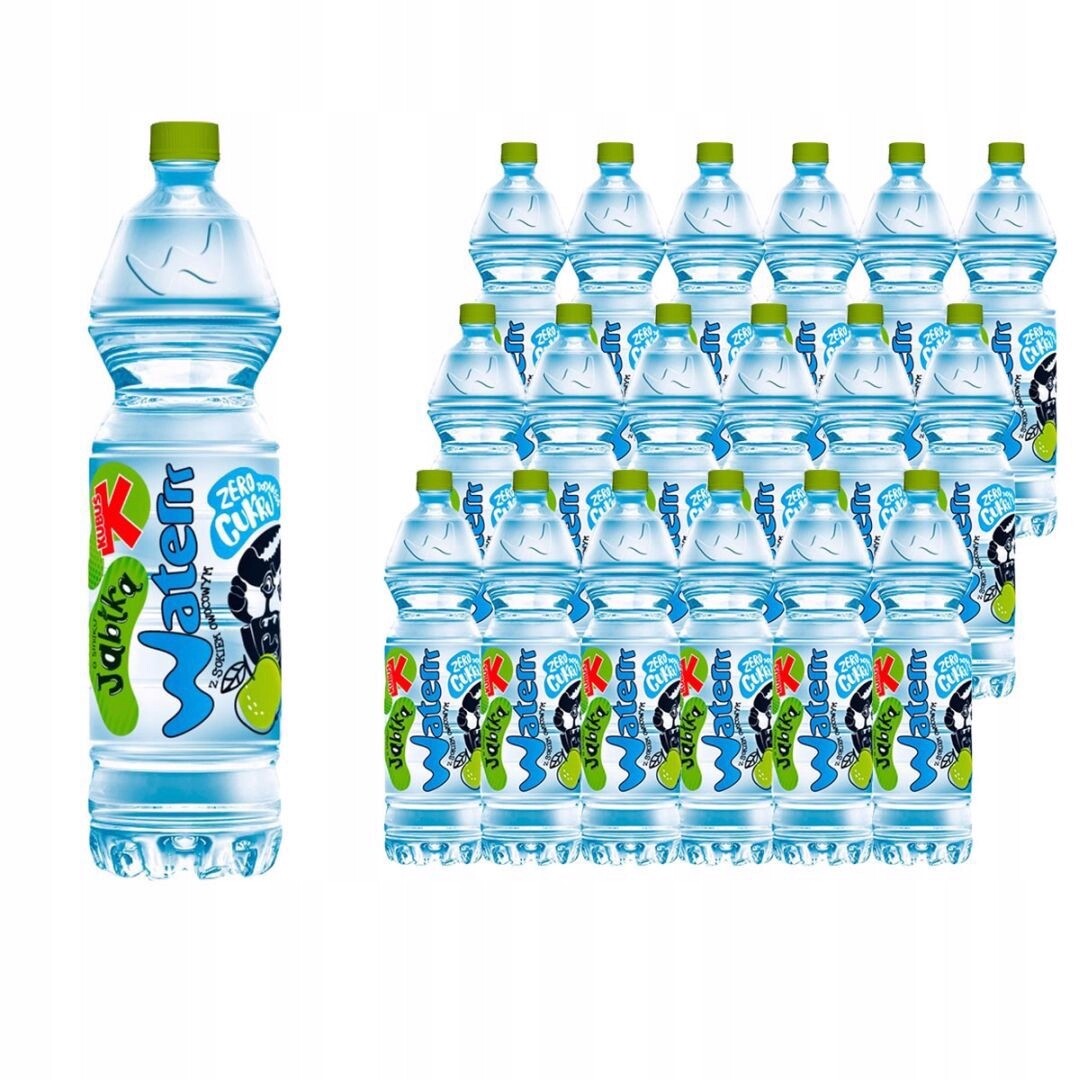 Kubuś Waterrr Nápoj s příchutí jablka 1,5 l x 18 kusů
