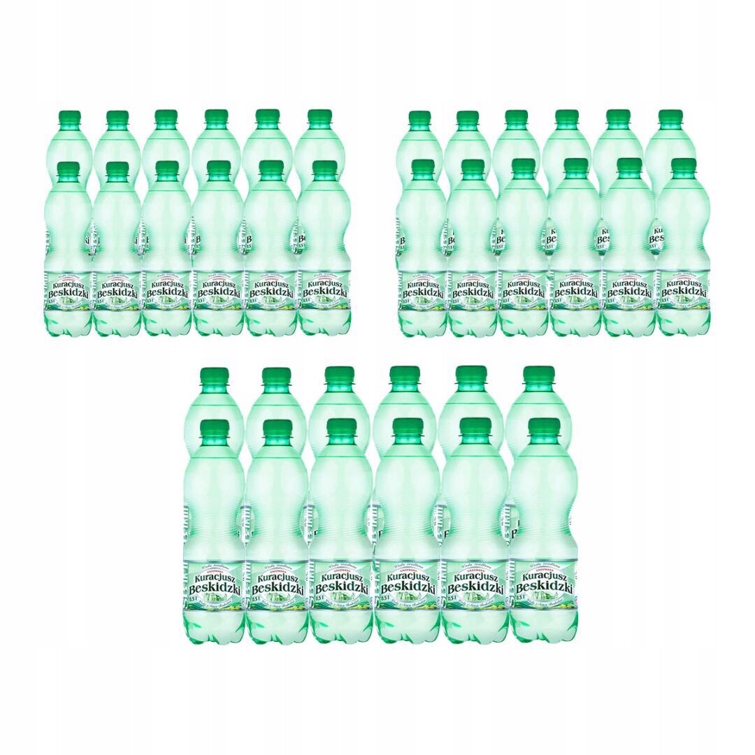 Kuracjusz Beskidzki – perlivá voda 0,5 l x 36 kusů