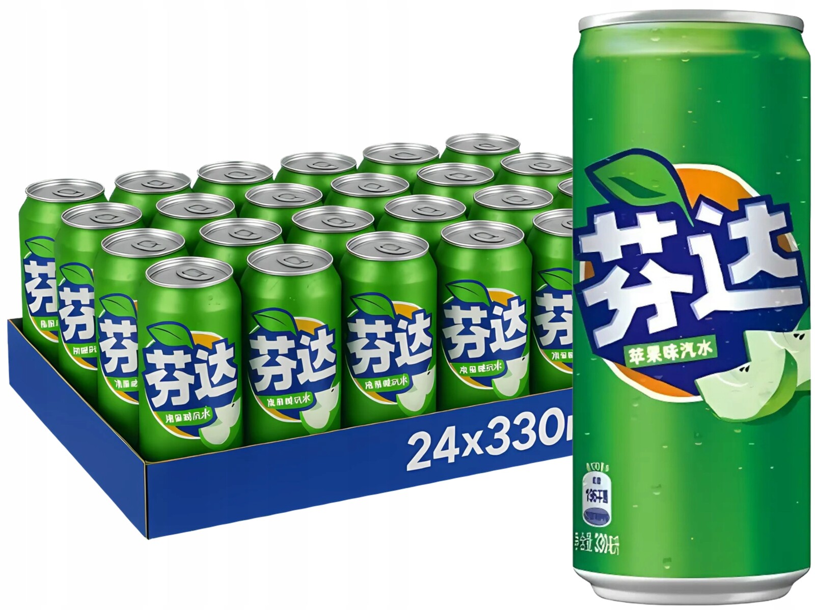 Fanta Apple Chn 24×330ml