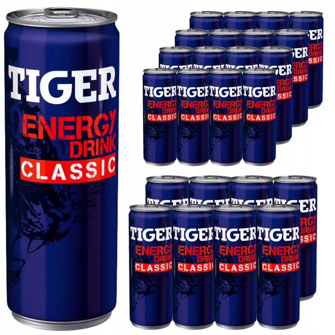 Tiger Energy Drink Classic Sycený energetický nápoj 250 ml x 24 kusů