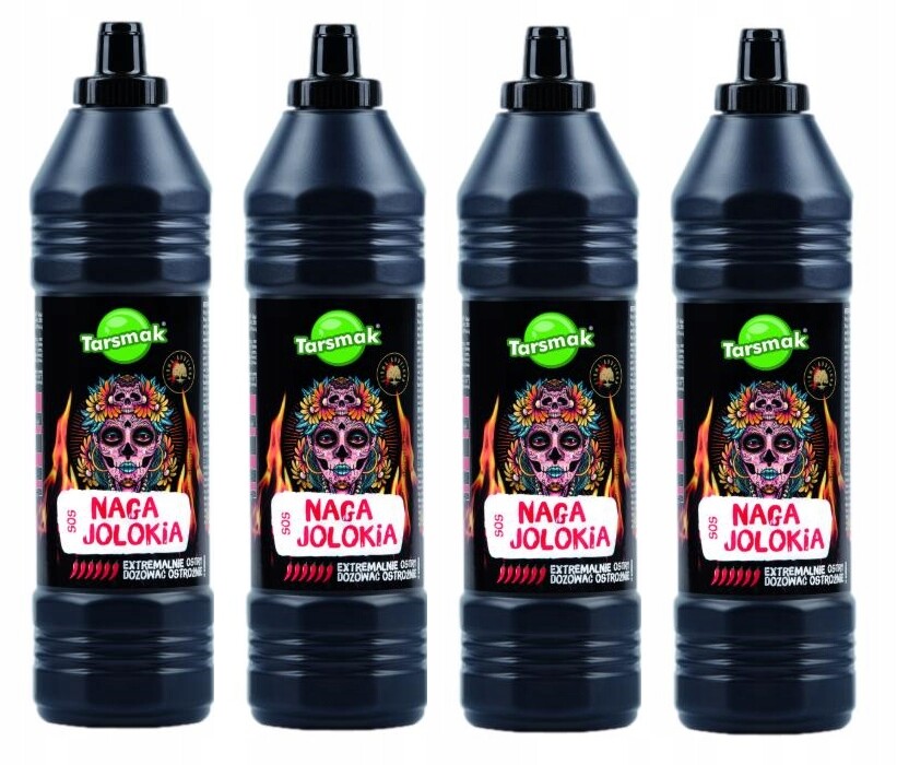 Tarsmak 4 X Omáčka Ostrý Naga Jolokia 1000 g