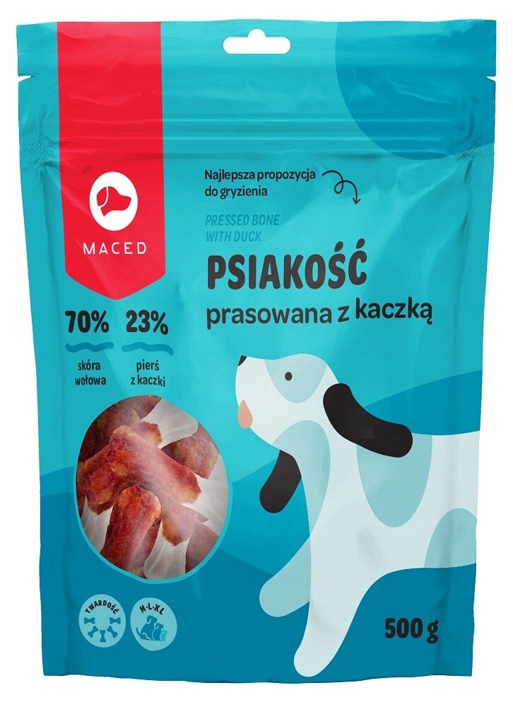 Maced Lisovaná kost bílá s kachnou 500 g