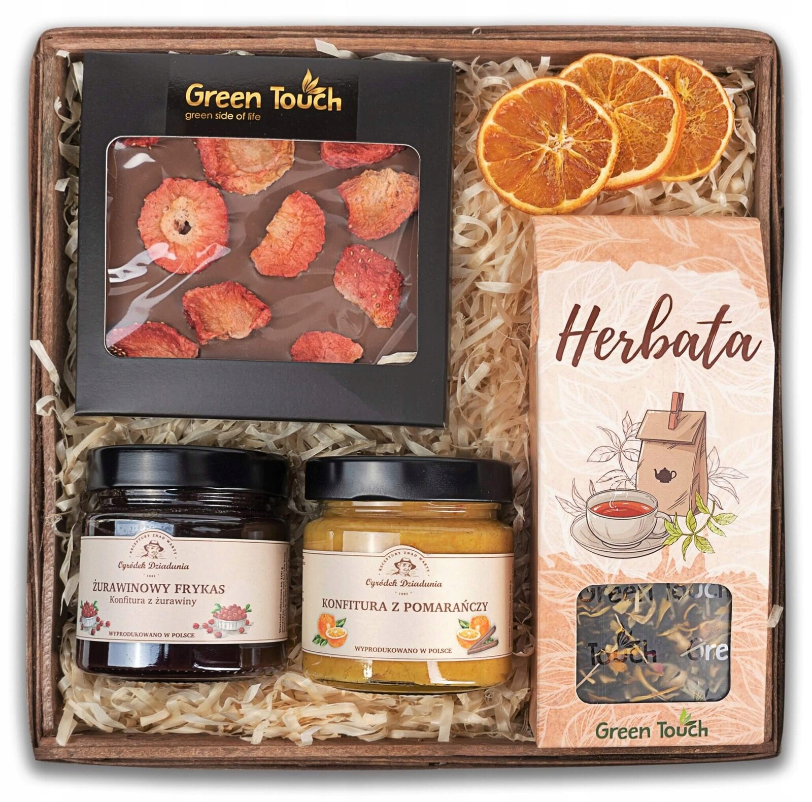 Dárkový Koš přírodní zavařeniny čokoláda jiné