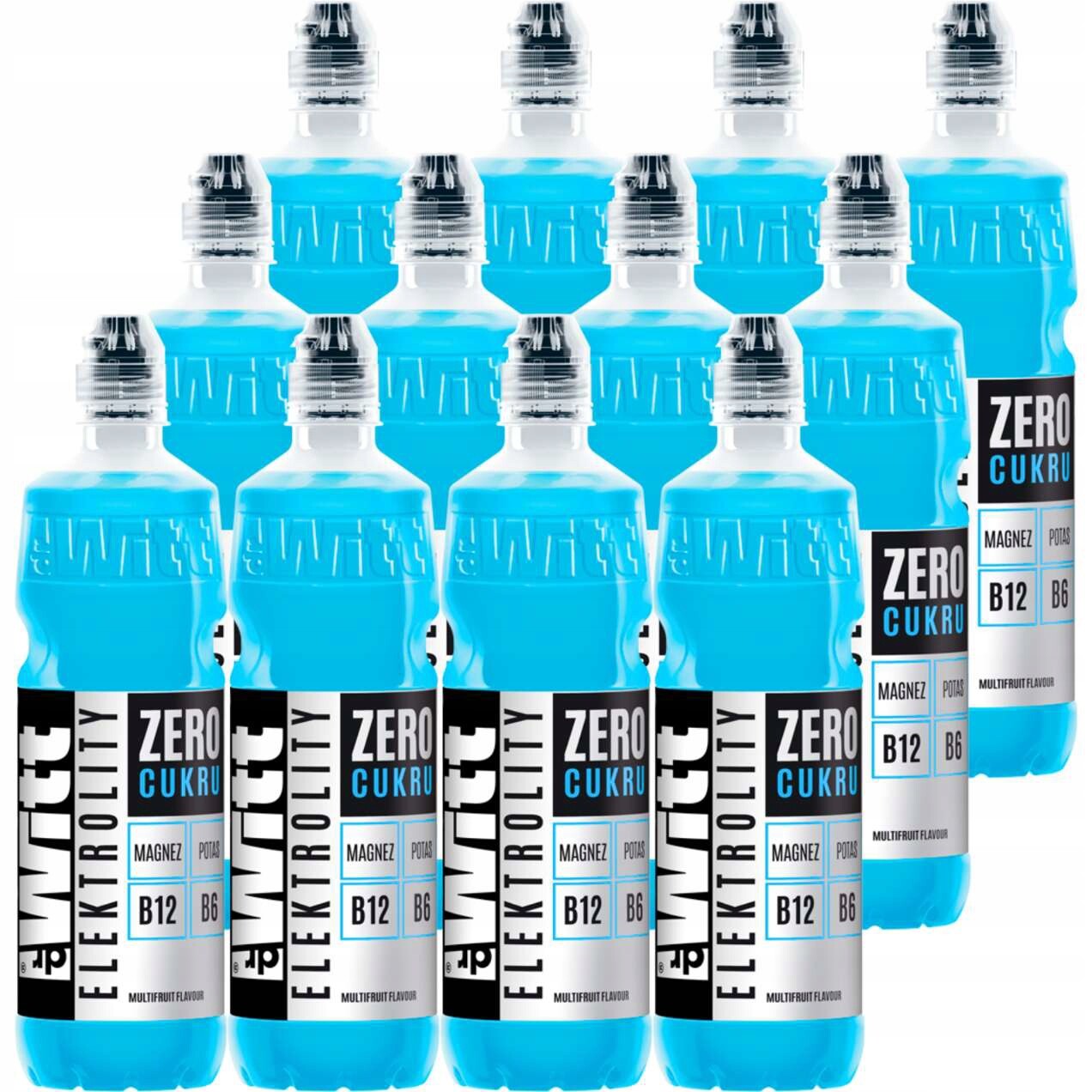 DrWitt Nápoj elektrolyty nulové s víceovocnou příchutí 750 ml x 12 kusů