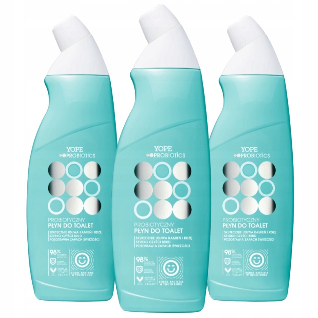 Yope Probiotický Gel na čištění Wc toalet 750 ml x3
