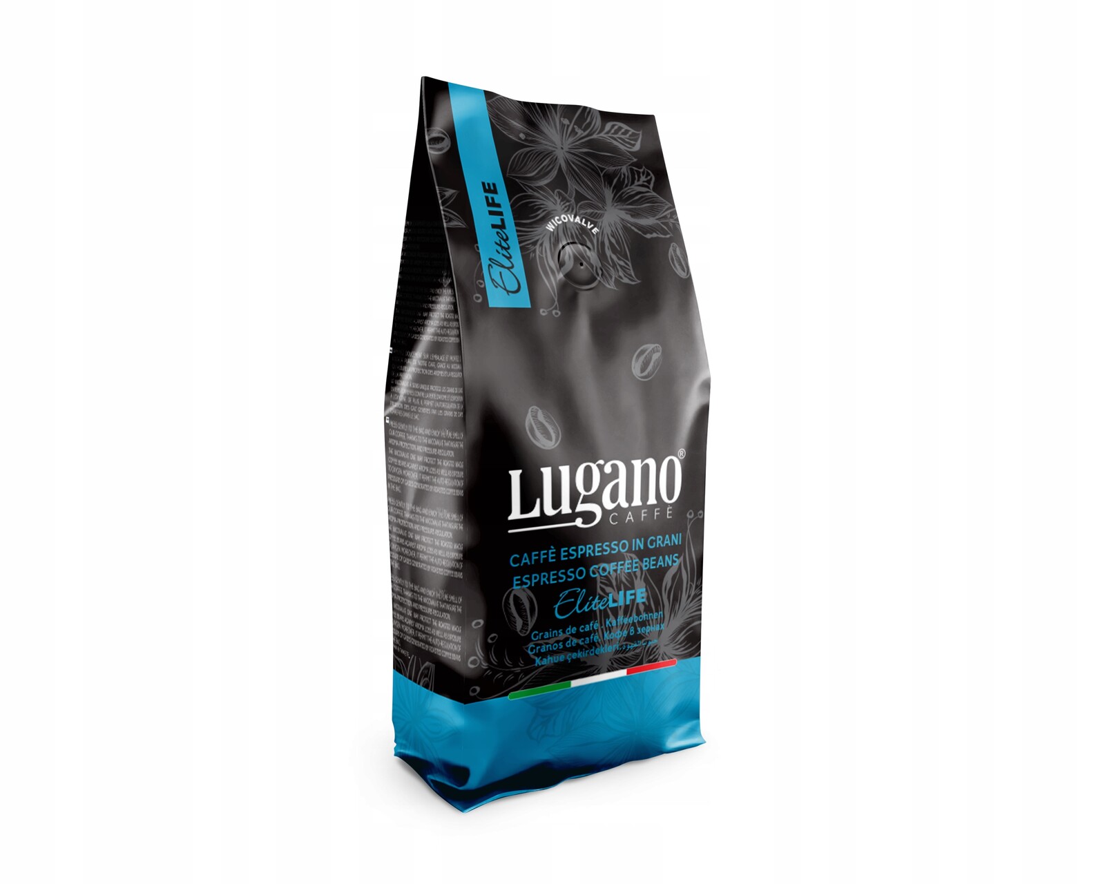 Lugano Caffe Káva zrnková Robusta Elite Life 1kg