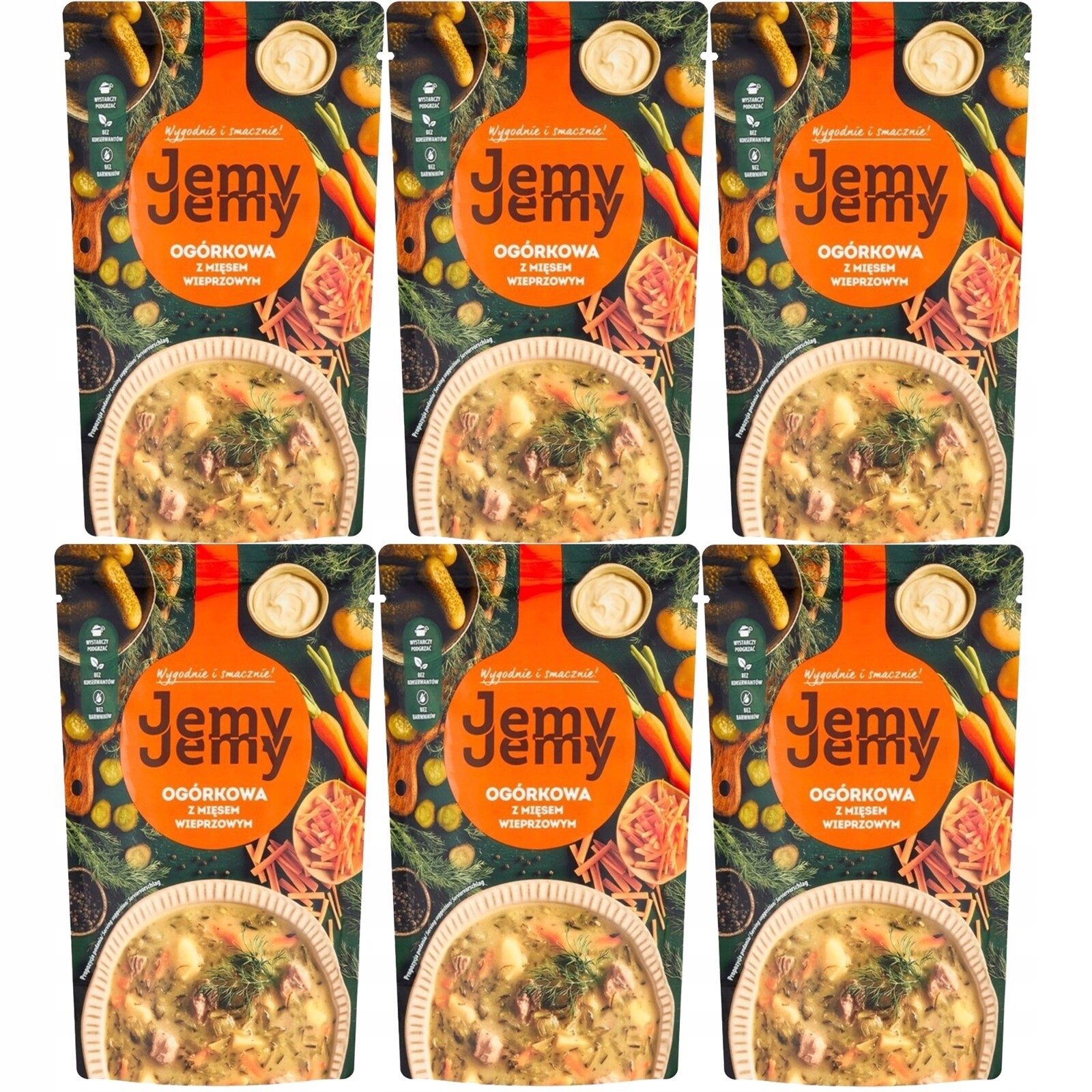 Jíme okurkovou s vepřovým masem 450 g x 6 kusů